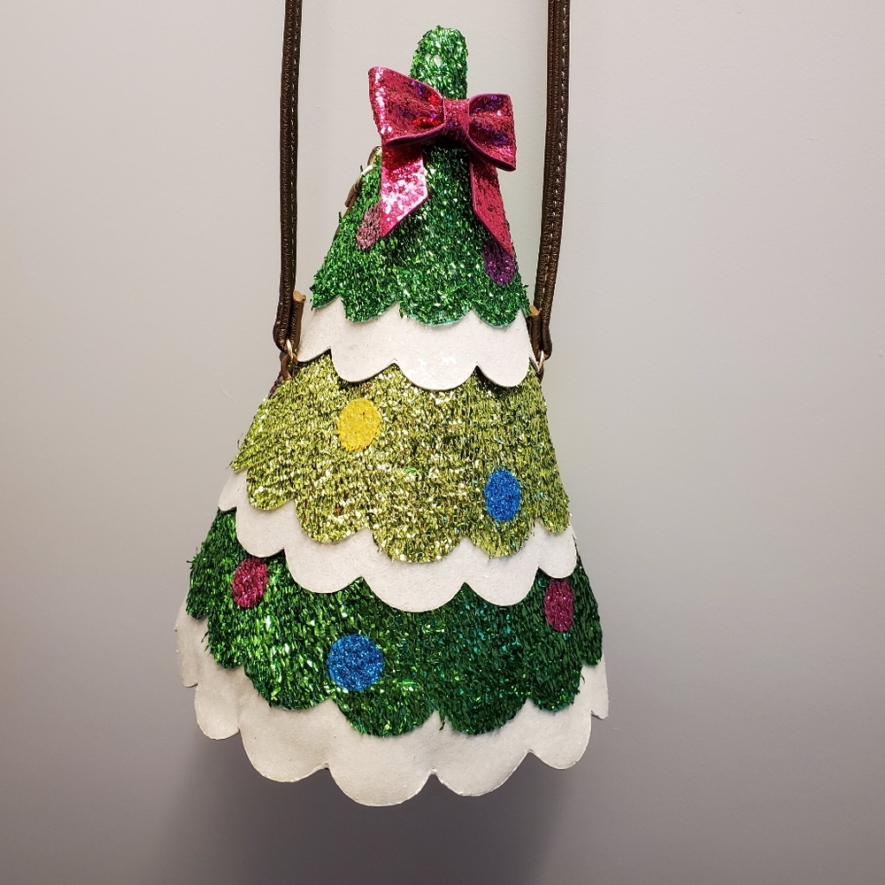 Betsey Johnson Light Up Christmas Tree Crossbody